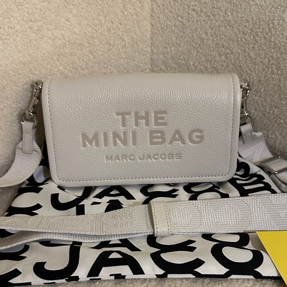 Marc Jacobs White The Mini Bag Crossbody